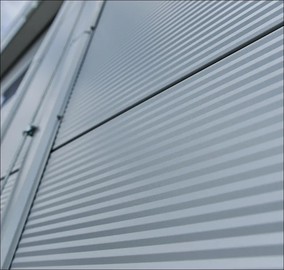 Aluminum siding installation